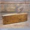 Antique D. Malloch of Perth 3/8” Side Bead Beechwood Moulding Plane
