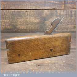 Antique D. Malloch of Perth 3/8” Side Bead Beechwood Moulding Plane