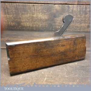Antique 18th century S. King of Hull 1744-1806 Common Ogee Beechwood Moulding Plane