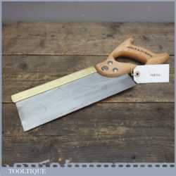 Vintage Spear And Jackson Brass Back Dovetail Saw 15 tpi