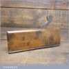 Antique 18th Century John Rogers 1734-1765 Square Ovolo Beechwood Moulding Plane