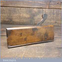 Antique 18th Century John Rogers 1734-1765 Square Ovolo Beechwood Moulding Plane