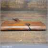 Antique 18th Century Higgs c1785-1827 Right Side Round Beechwood Moulding Plane