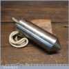 Vintage 5" x 1 ½” Cast Steel Plumb Bob With String - Good Condition