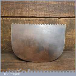 Antique 8” Stone Masons Drag Course Saw Plate - Sharpened Ready For Use