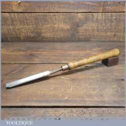 Vintage G. Wood 3/4” Turning Gouge Chisel With Ash Handle - Good Condition