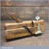Antique Eglen Taylor Masonic Carpenter’s Beechwood Brass Side Fillister - Refurbished