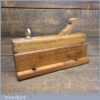 Antique Griffiths Norwich Carpenter’s Beechwood Brass Side Fillister - Good Condition