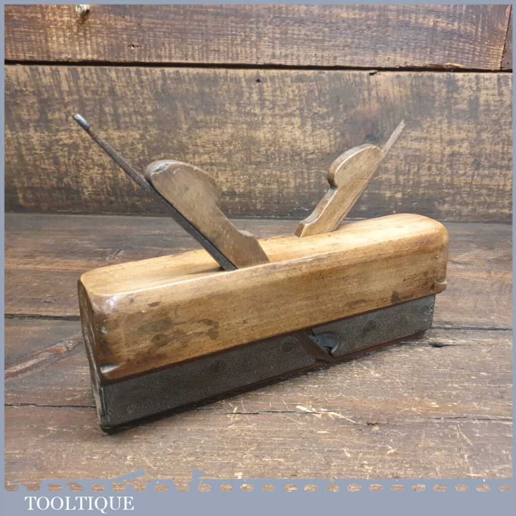 Antique Gleave Twin Bladed Beechwood Grooving Plane - Good Condition