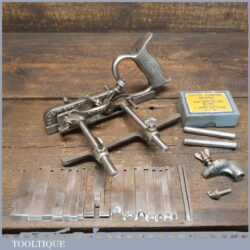 Vintage Record No: 050 Combination Plough Plane 17 Cutters - Fully Refurbished