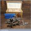 Vintage Boxed Record No: 405 Combination Plough Plane Complete - Fully Refurbished