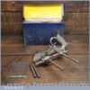 Vintage Boxed Record No: 044 Plough Plane Complete 8 Cutters - Fully Refurbished