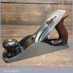 Antique Stanley USA No: 4 ½ Wide Bodied Low Knob Smoothing Plane - Fully Refurbished