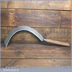 Vintage J. Harrison Reap Hook Or Sickle - Sharpened Ready For Use