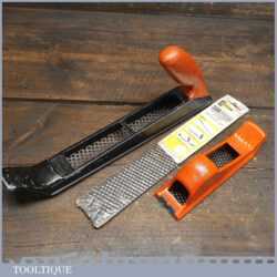 2 Woodworkers Stanley Surform Rasps Plus Spare Blade - Good Condition