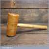 Handmade Saddler’s Leatherworking Lignum Vitae Punching Mallet - Ash Handle