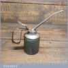Vintage Pump Action Oil Can Stamped No: 52 On The Base - Good Condition