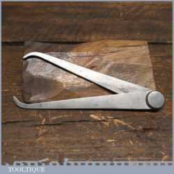 Vintage 5” Internal & External Steel Caliper Divider - Good Condition