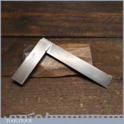 Vintage Moore & Wright Engineer's Precision Set Square 4 ¼” - Good Condition