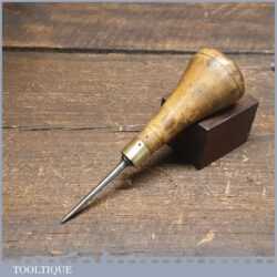 Vintage Boxwood Handled Birdcage Awl With Boxwood Handle - Good Condition
