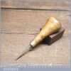 Vintage Boxwood Handled Birdcage Awl With Boxwood Handle - Good Condition