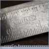 Vintage Steelex 6” Carpenters Cast Steel Calibrated Metric & Imperial Try Square