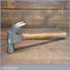 Vintage Stanley Carpenters 24oz Cast Steel Claw Hammer - Good Condition