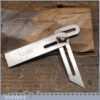 Vintage L. S. Starrett Co. USA 3” Steel Combination Try Square & Sliding Bevel