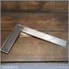 Vintage Stanley 12” Carpenters Cast Steel Try Square - Good Condition