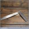 Vintage Stanley 12” Carpenters Cast Steel Try Square - Good Condition