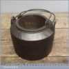 Vintage Cast Iron No: 30 Glue Pot Made by J & J Siddon