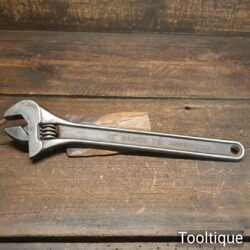Vintage Bahco Of Sweden 12” Adjustable Spanner Wrench - Good Condition