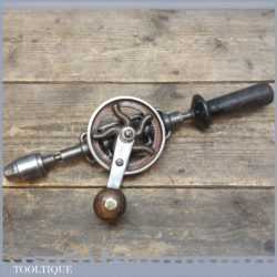 Unusual Vintage Egg Beater Hand Drill By Stenlin? Bakelite Handle