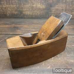 Antique W. Lunt Carpenter’s Beechwood Smoothing Block Plane - Ready For Use