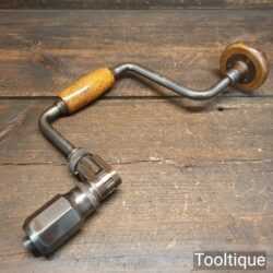 Vintage Stanley No 144 Carpenter’s Ratchet Brace 10” Swing - Fully Refurbished