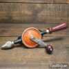Vintage Stanley No: 803 Double Pinion Egg Beater Hand Drill - Good Condition