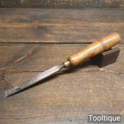 Vintage Carpenter’s 1/2” Firmer Chisel With Ash Handle - Sharpened Honed