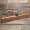 Vintage Carpenter’s 22” Beechwood Trying Plane - Lapped Flat Ready To Use