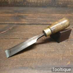 Vintage Brades & Co. Carpenter’s 1” Bevel Edge Palm Chisel - Sharpened Honed