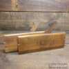 Matched Pair Vintage I. Sorby No: 8 Hollow & Round Beechwood Moulding Planes