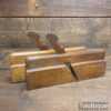 Matched Pair Vintage W. Greenslade No: 10 Hollow & Round Beechwood Moulding Planes