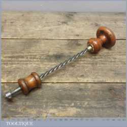 Vintage 11 ½” Archimedes Hand Drill With Nice Shaped Handles
