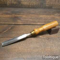 Vintage Carpenter’s 11/16” Cast Steel Gouge Chisel - Sharpened Honed