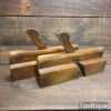 Antique Pair Griffiths Norwich 5/8” Sash Ovolo Beechwood Moulding Planes 1 & 2