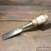 Vintage W. Marples Carpenter’s 1” Socketed Bevel Edge Palm Chisel - Sharpened Honed