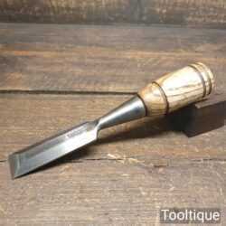 Vintage W. Marples Carpenter’s 1” Socketed Bevel Edge Palm Chisel - Sharpened Honed