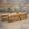 Matched Pair Antique H. Brown 1812-1843 No: 8 Hollow & Round Beechwood Moulding Planes