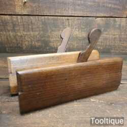 Matched Pair Antique H. Brown 1812-1843 No: 12 Hollow & Round Beechwood Moulding Planes