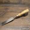 Vintage Carpenter’s 1” Firmer Chisel Hardwood Handle - Sharpened Honed