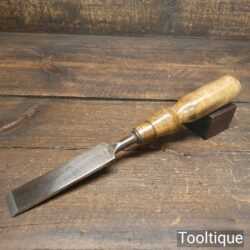 Vintage Carpenter’s 1” Firmer Chisel Hardwood Handle - Sharpened Honed